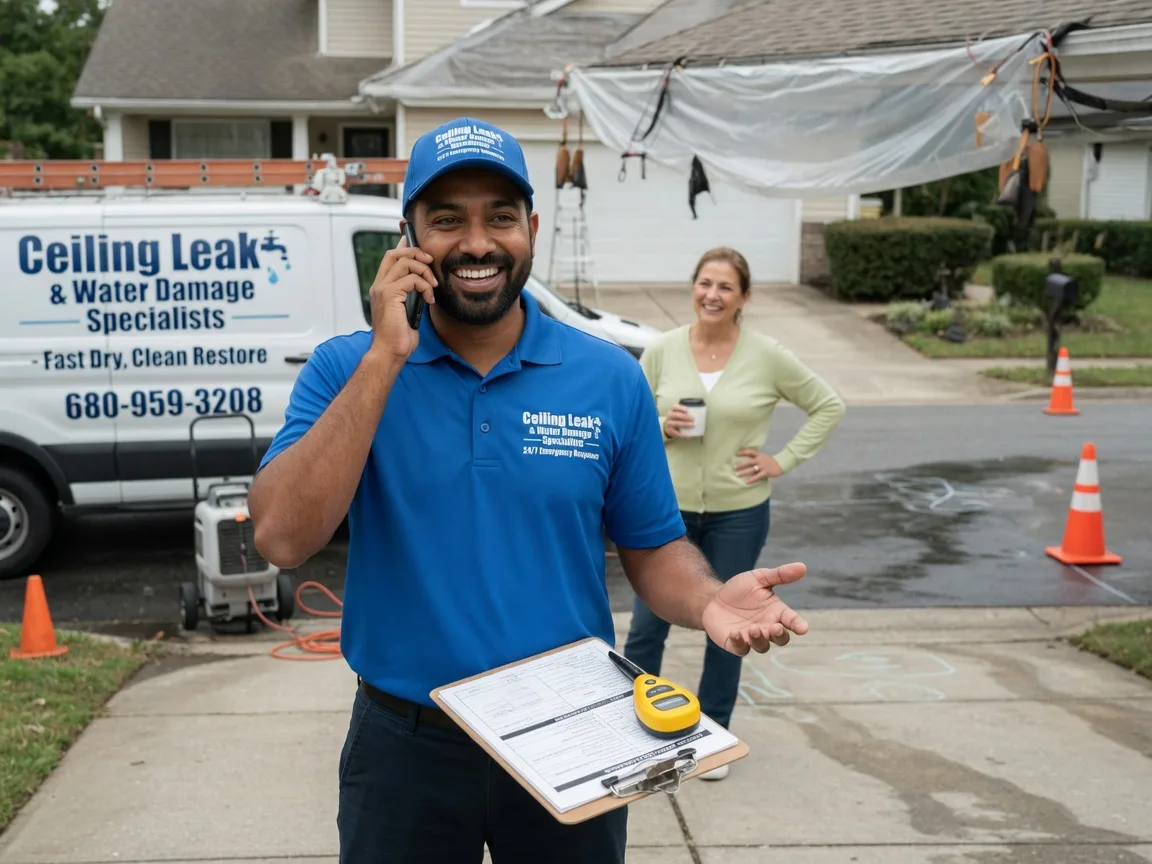 Ceiling Leak Cleanup Freeburg, MO FAQs